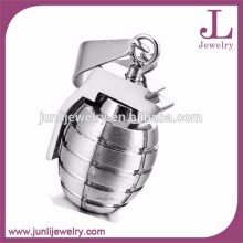 Military Fans Stainless Steel Grenade Pendant