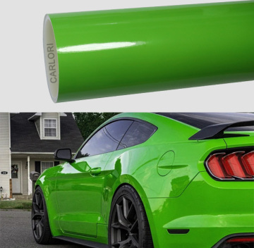 gloss green car wrap vinyl