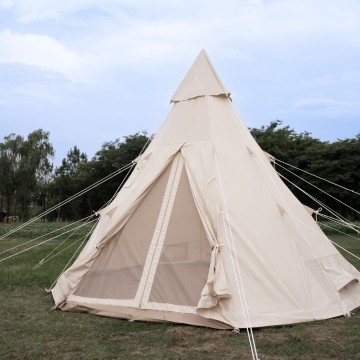 Outdoor Camping Customized Classical Indian Teepee Tent Pyramid Tent