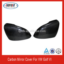 high quality carbon 2008-2012 VW mirror cover FOR Golf 6 VI car wing mirror cover flag