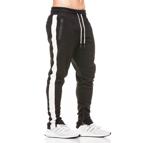 striped track pants for men