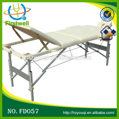 Aluminum ayurvedic panchakarma massage table portable
