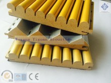 colorful high frequency absorb wooden diffufer acoustic panel in Guangzhou