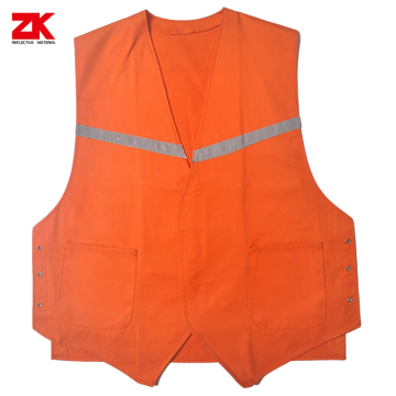 Shot sleeve Cotton reflective vest with special design