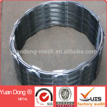 BTO-22 hot dipped galvanized cross razor wire