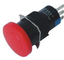 Mushroom push button