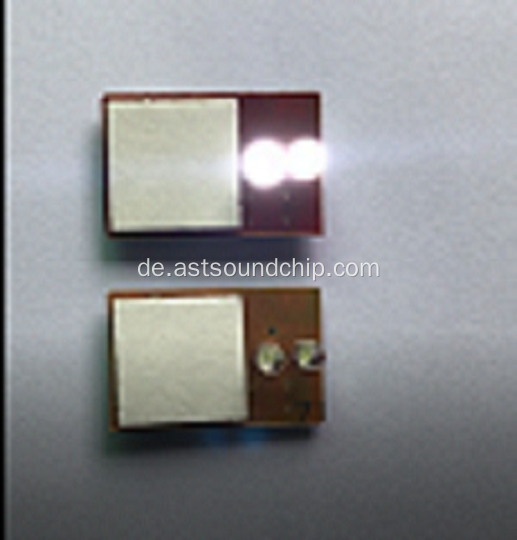 LED-Blitzlicht, LED-Licht, LED des Stromkreises eins. Blinkendes LED-Modul