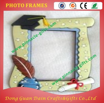 soft pvc dark brown& Patterned PS photo frames