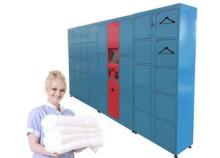 Intelligent Sending SMS Message Laundry Locker , Self-Servi