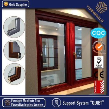 High Quality Energy Saving Low-E Tempered Glazed North American Hot Wood Window
