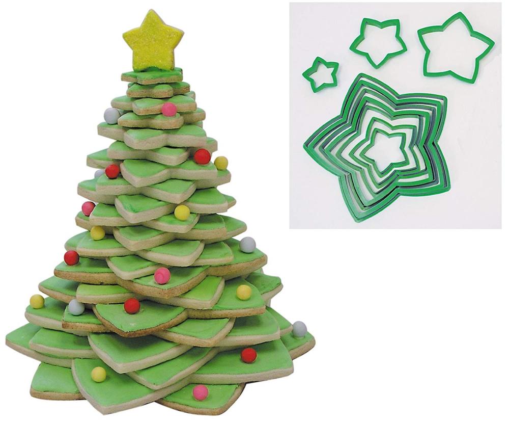 Plastic 10PCS 3D Star Cookie Cutter​