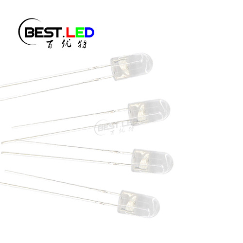 Super Bright 5mm Orange LED 610nm without Collar