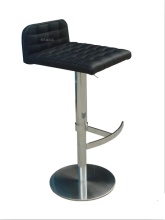 PU Leather Swivel Grid Bar Stools Red CB-555