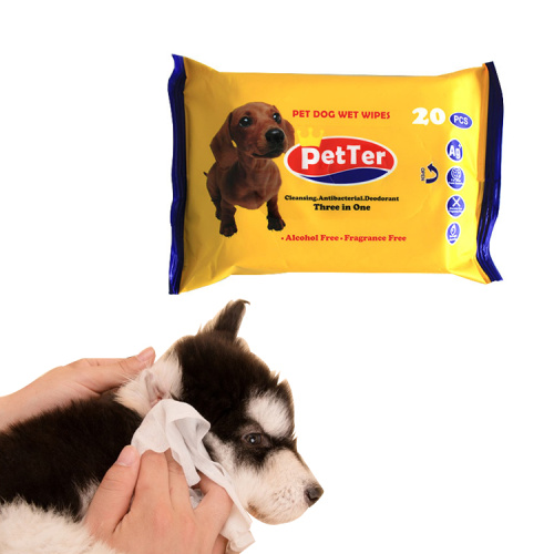 Verzorging van huisdieren Deodorizing Antibacteriële reinigingsdoekjes