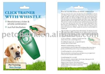 2-in-1 Dog Whistle Training Clicker