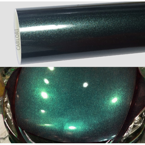 Metallic Diamond Shine Green Car Wrap Vinyl