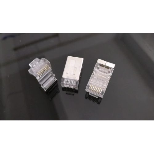 RJ45 pass through connector