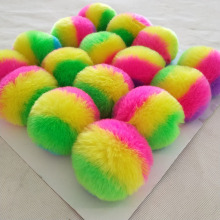 2019 Free samples wholesale 8cm 10cm faux fur pom poms