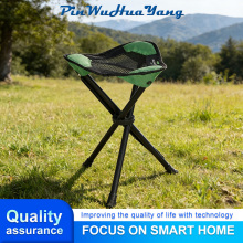Durable Folding Three-Legged Stool for Outdoors