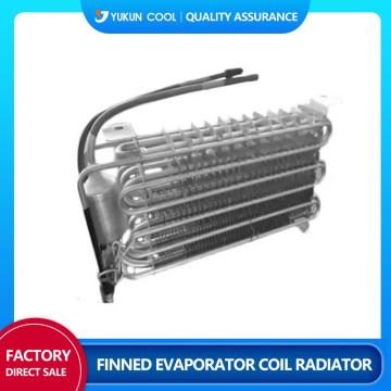 Roll bond fridge evaporator