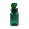 100cc Dark Green Pet Plastic Packer -flaska