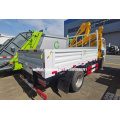 Dongfeng 95HP Cargo Truck with 3.2Tons XCMG Articulated Crane