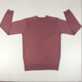 Men's Long Sleeves Knitted Round Neck Pink Sweater