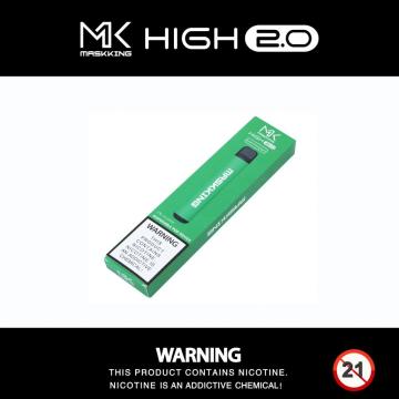 High2.0 12 가지 맛 Nic Salt Disposable Vape