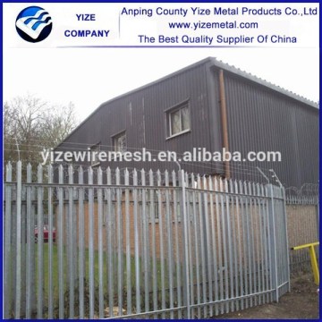 High Security Galvanised Steel Security palisade fencing in brisbane