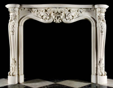 Classic Design Elegant marble statue fireplace