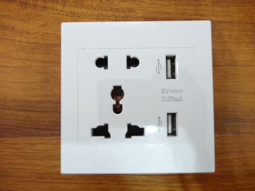 universal socket with usb/wall socket with usb port/usb wall socket 240v