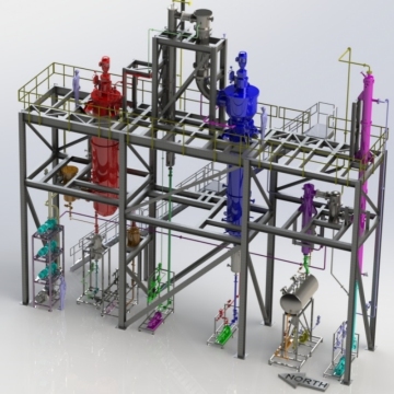 Stainless Steel Short Path Distillation Evaporators for Unsaturated Fatty Acids and Oils