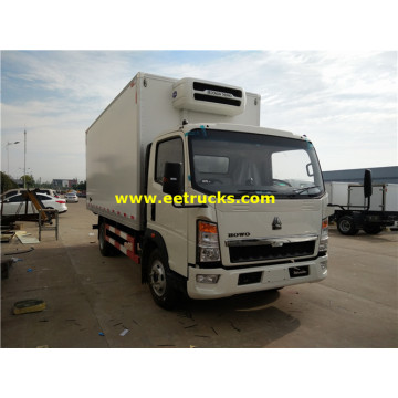 HOWO 4x2 Refrigerated Box Trucks