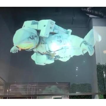 super transparent self-adhesive holographic projection film is used in glass Windows