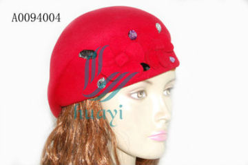 custom red fashion beret for girls