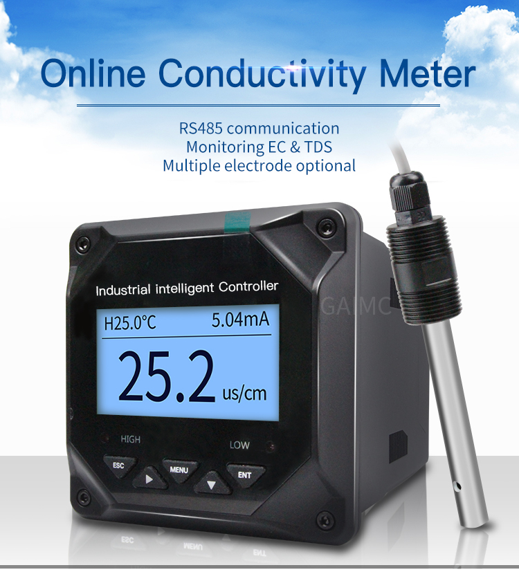 PH TDS EC Water Tester online digital electrical conductivity meter GWQ-EC200