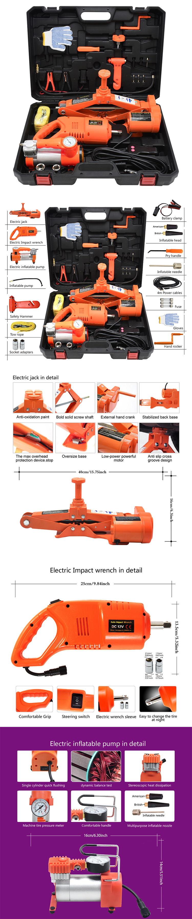 Professional Automated Best Electric Car Jack, High Quality