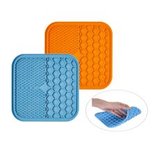 Silicone Dog Peanut Butter Lick Mat - Pet Supplies Lick Pad & Tableware Tray