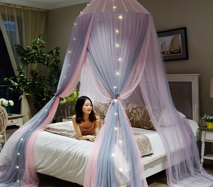Dome double mosquito net for bedroom decoration