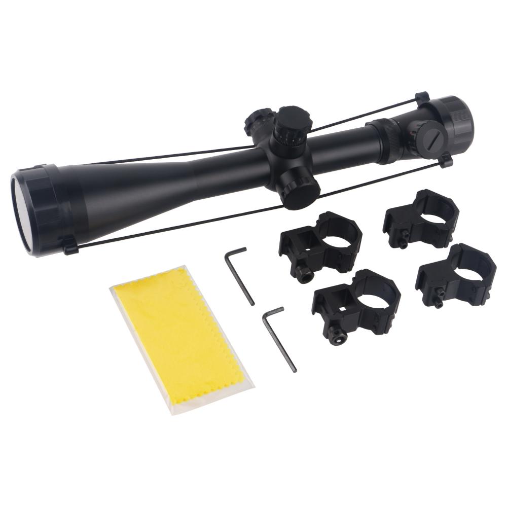 FOCUHUNTER 3.5-10X50 M1 Mil-dot Illuminated Rifle Scope