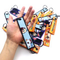 Anime Tag Anahtarlık Araç Dokuma Etiketi Özel kumaş