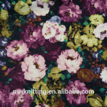 Polyester Flower Mesh Transfer Printing Fabric