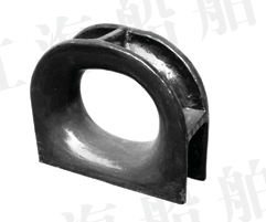 Ship outfitting closed fairlead