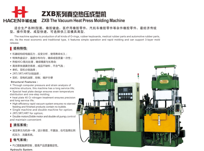 250Ton Vacuum Compression Molding Machine
