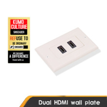 HDMI Wallplate, dual HDMI decora wallplate