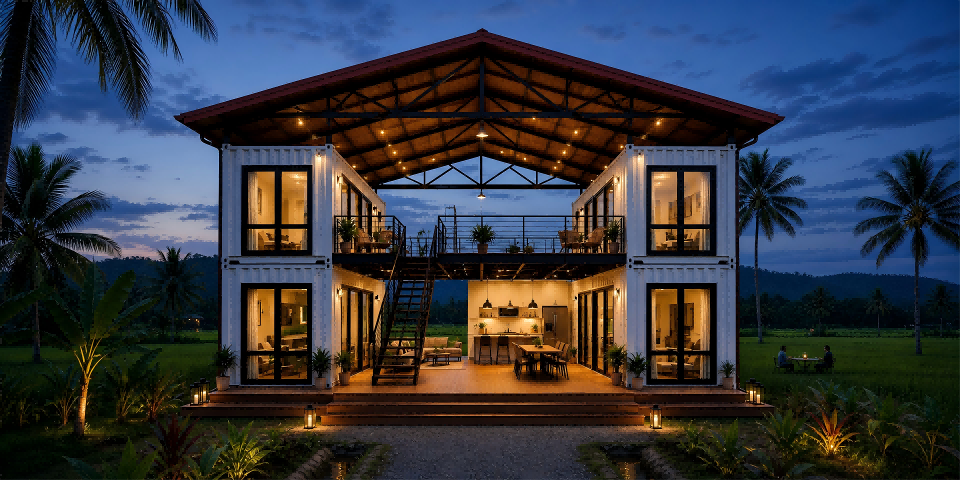сборный контейнер-отпуск-вилла-Таиланд-Рура prefab-container-vacation-villa-thailand-rura