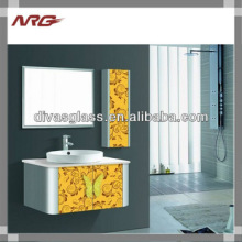 Solid wood bathroom cabinet vanity