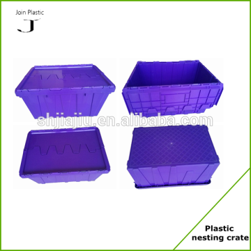 Hygienic plastic nested container