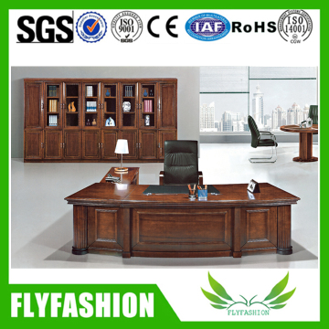 Solid wood office boss executive desk for sale ET-01