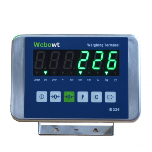 weighing indicator for checking weight